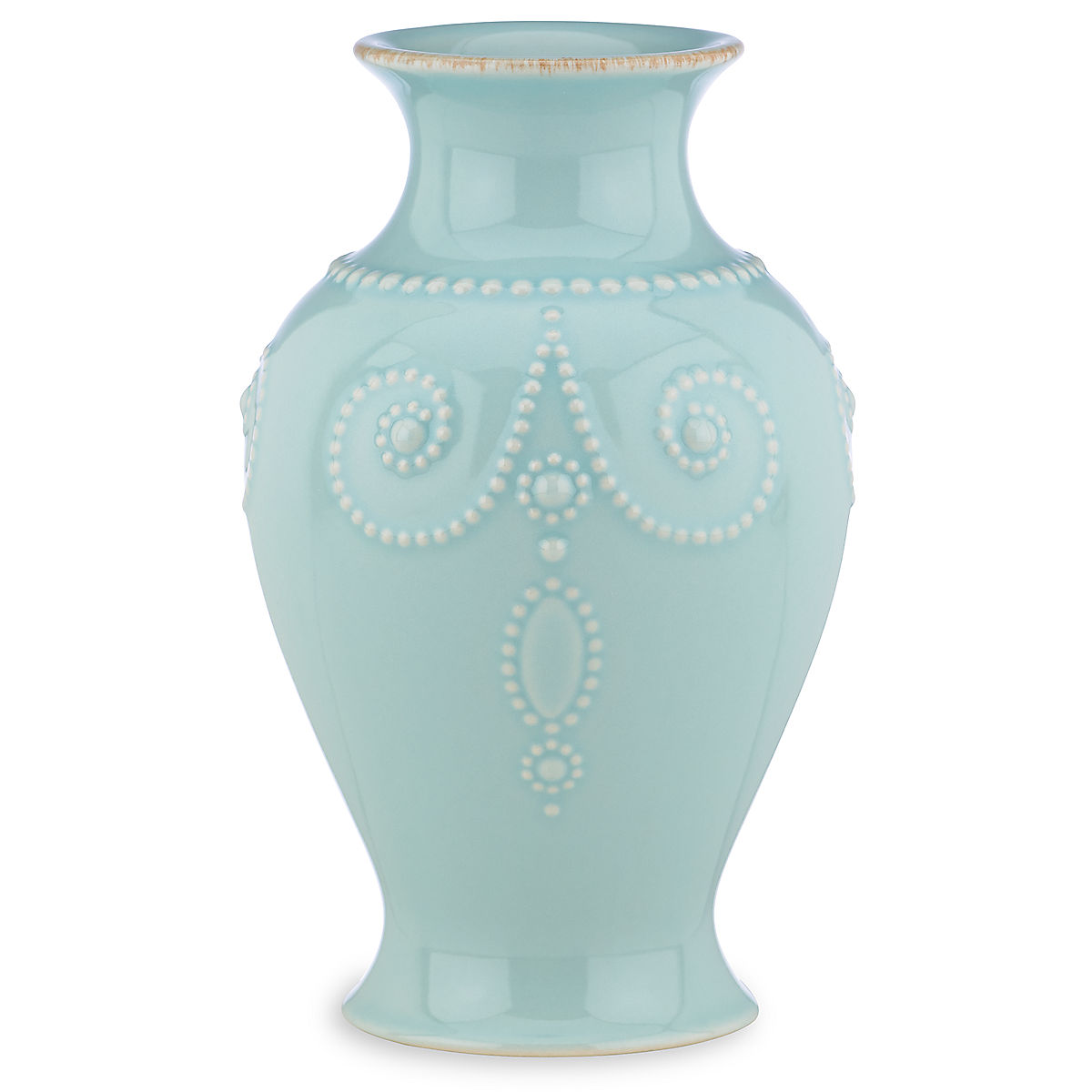 869508 French Perle Ice Blue Bouquet Vase, 8 -  Lenox