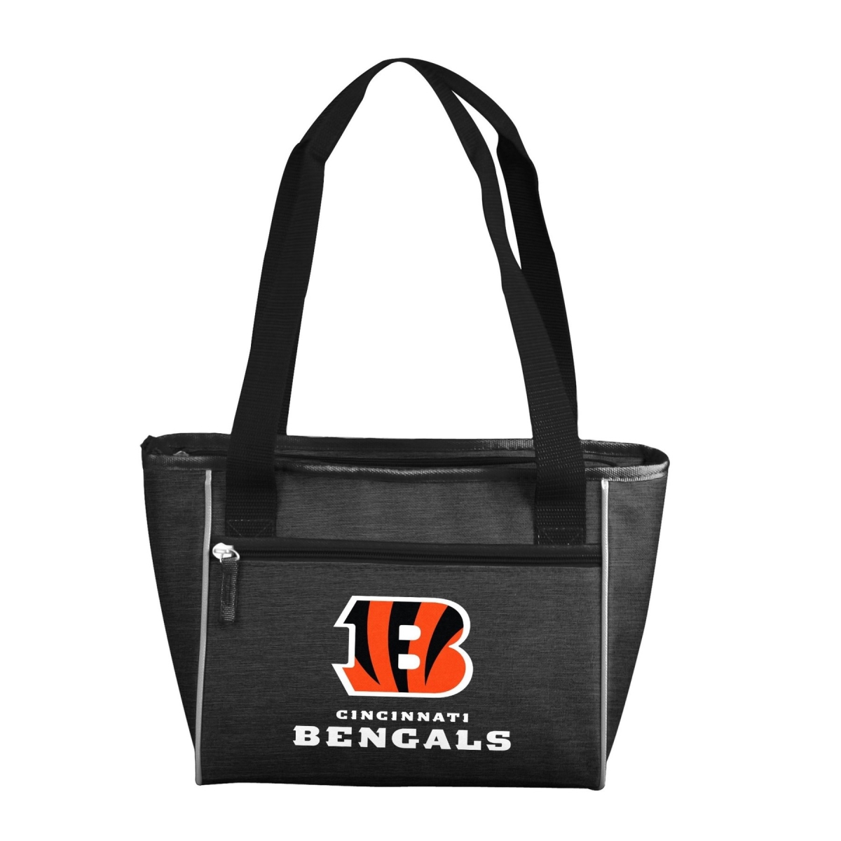 Picture of Logo Chair 607-83-CR1 NFL Cincinnati Bengals Crosshatch Cooler Tote Bag Holds for 16 Cans