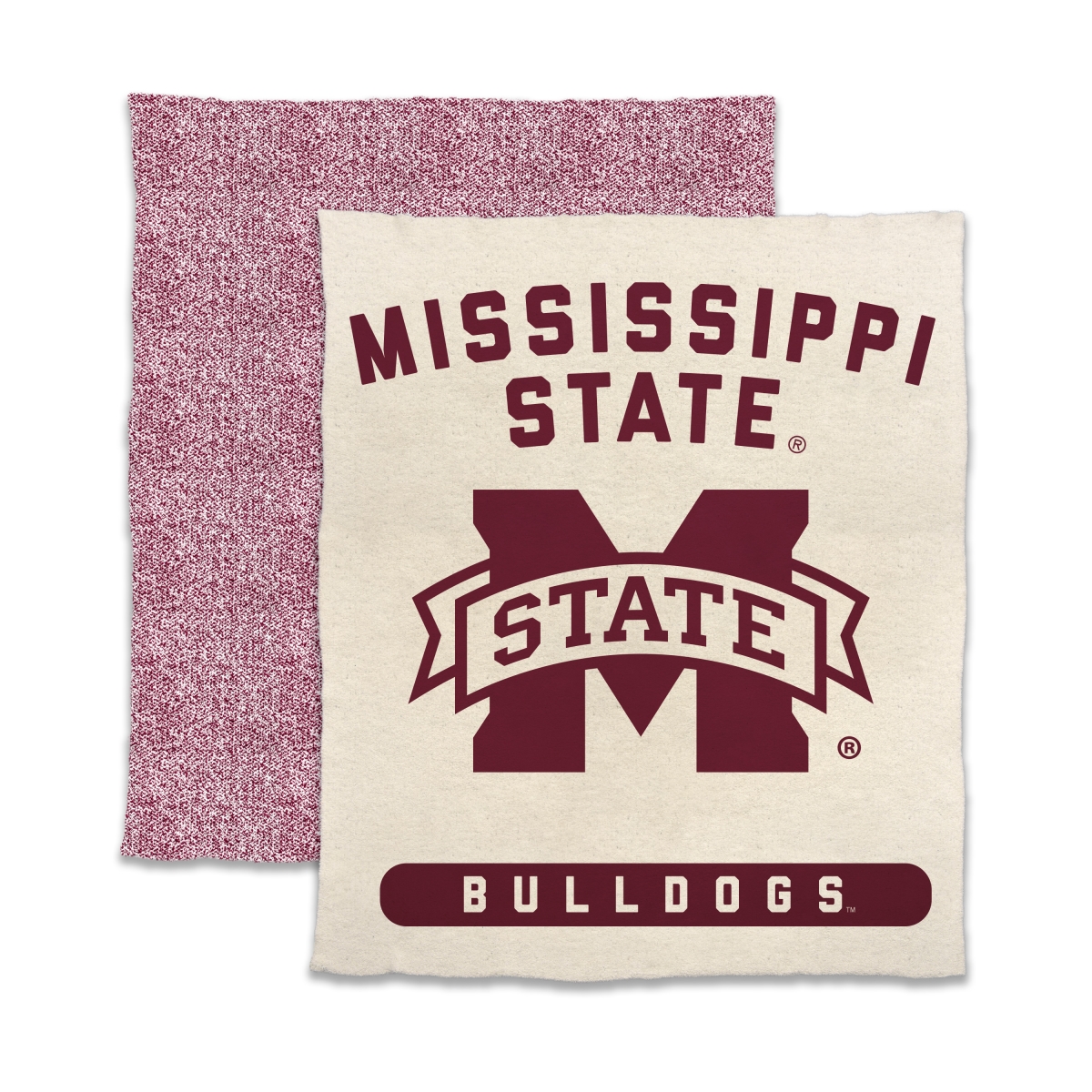 177-281-74 Mississippi State Luxe Prime Dreams Throw