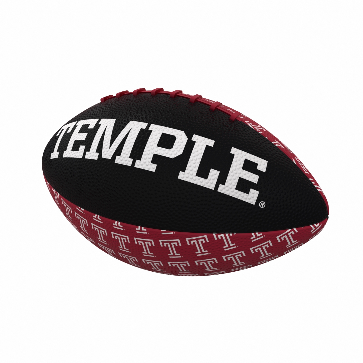 216-93MR-3 Temple Mini Size Rubber Footballl