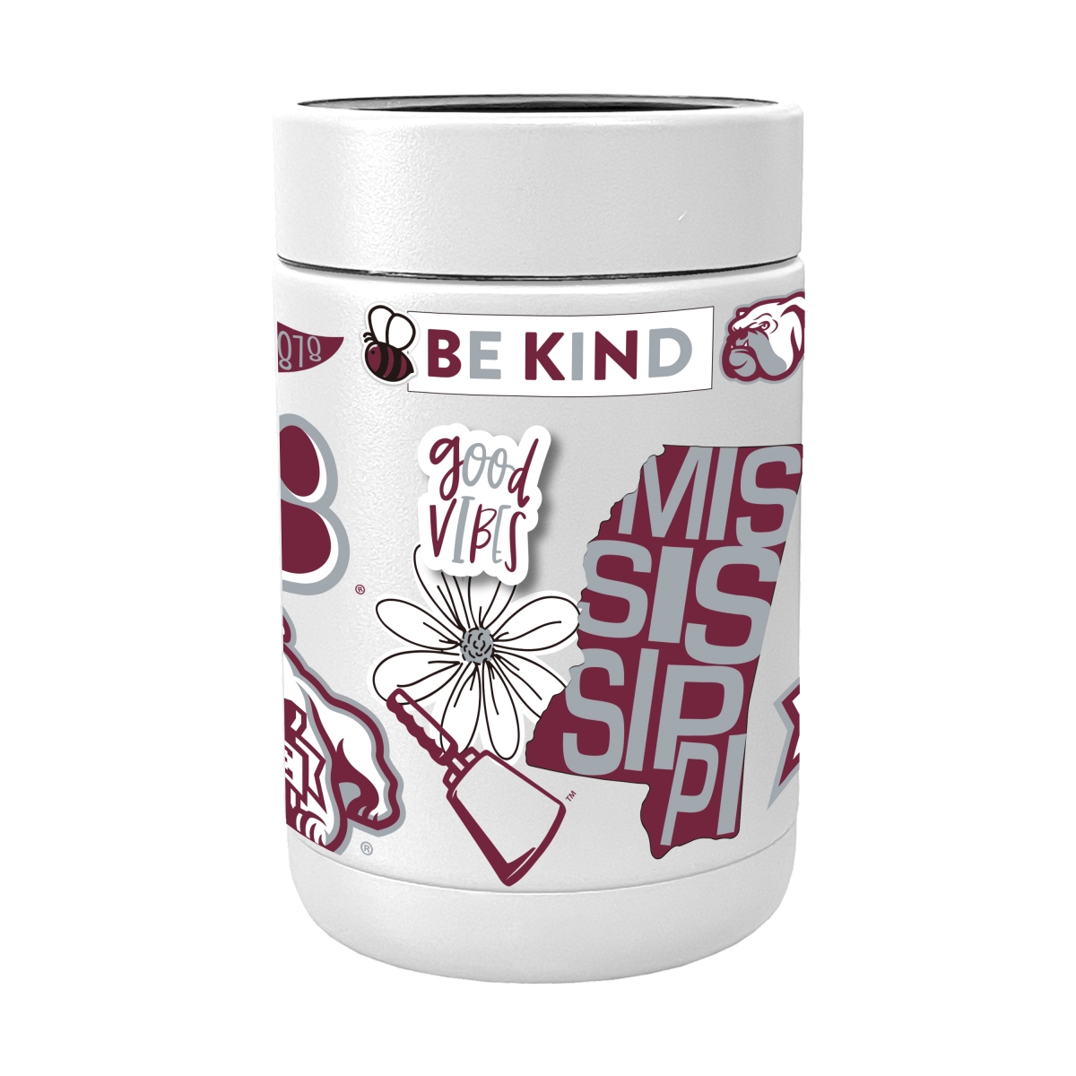 177-SCOOLP-63 NCAA Mississippi State University Bulldogs Powder Native Coat Coolie