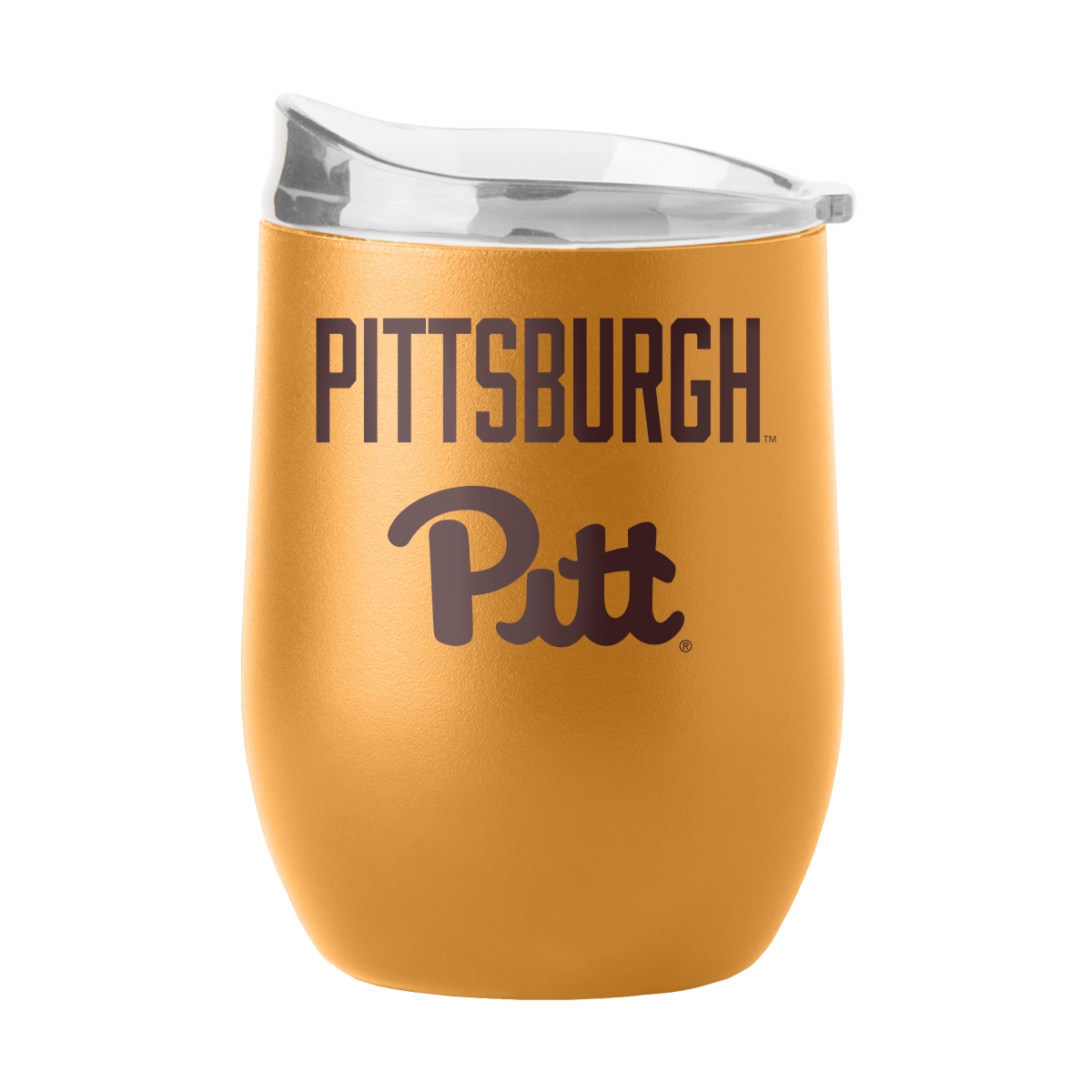 198-S16PB-OAK-49 Pittsburgh 16 oz Huddle Powder Coat Curved Beverage