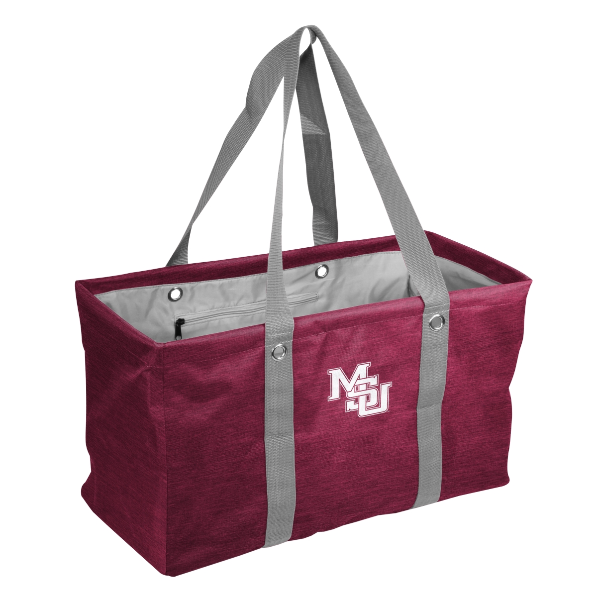 177V-765-MS Mississippi State Interlocking MS Crosshatch Picnic Caddy