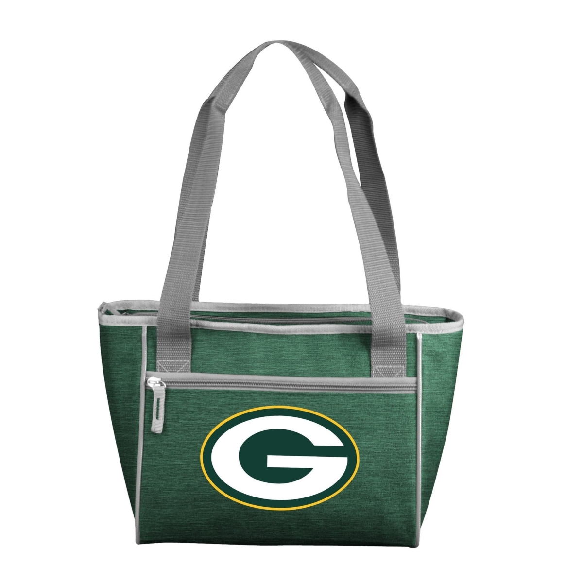 Picture of Logo Chair 612-83-CR1 NFL Green Bay Packers Crosshatch Cooler Tote Bag Holds for 16 Cans