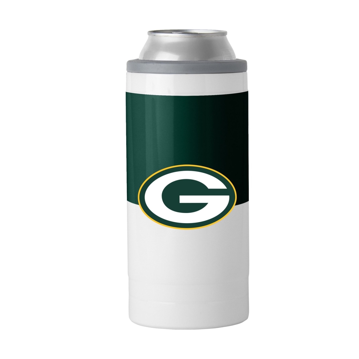 Picture of Logo Chair 612-S12C-11 12 oz NFL Green Bay Packers Colorblock Slim Can Coolie
