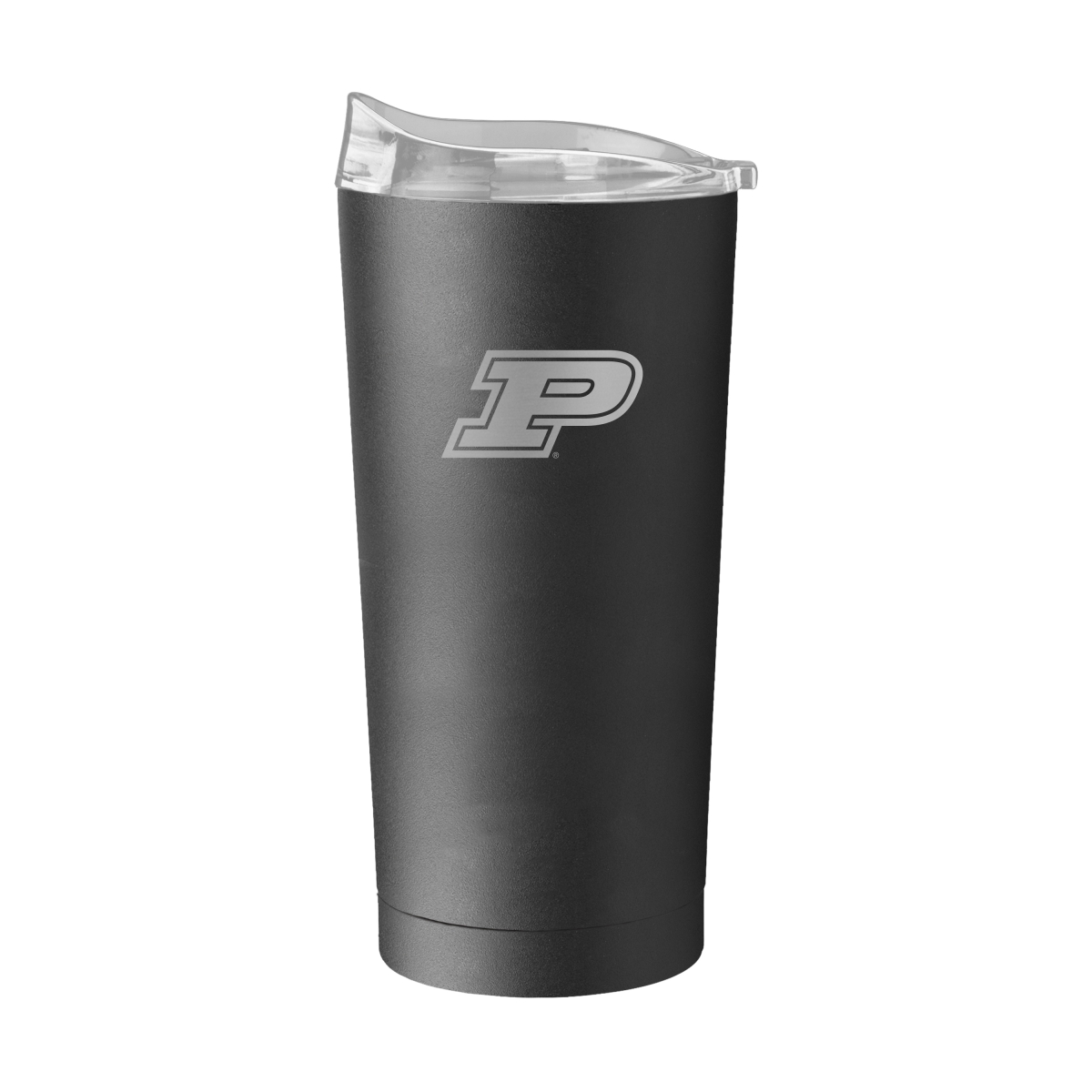201-S20PT-BLK-9 20 oz Purdue Etch Powder Coat Tumbler, Black