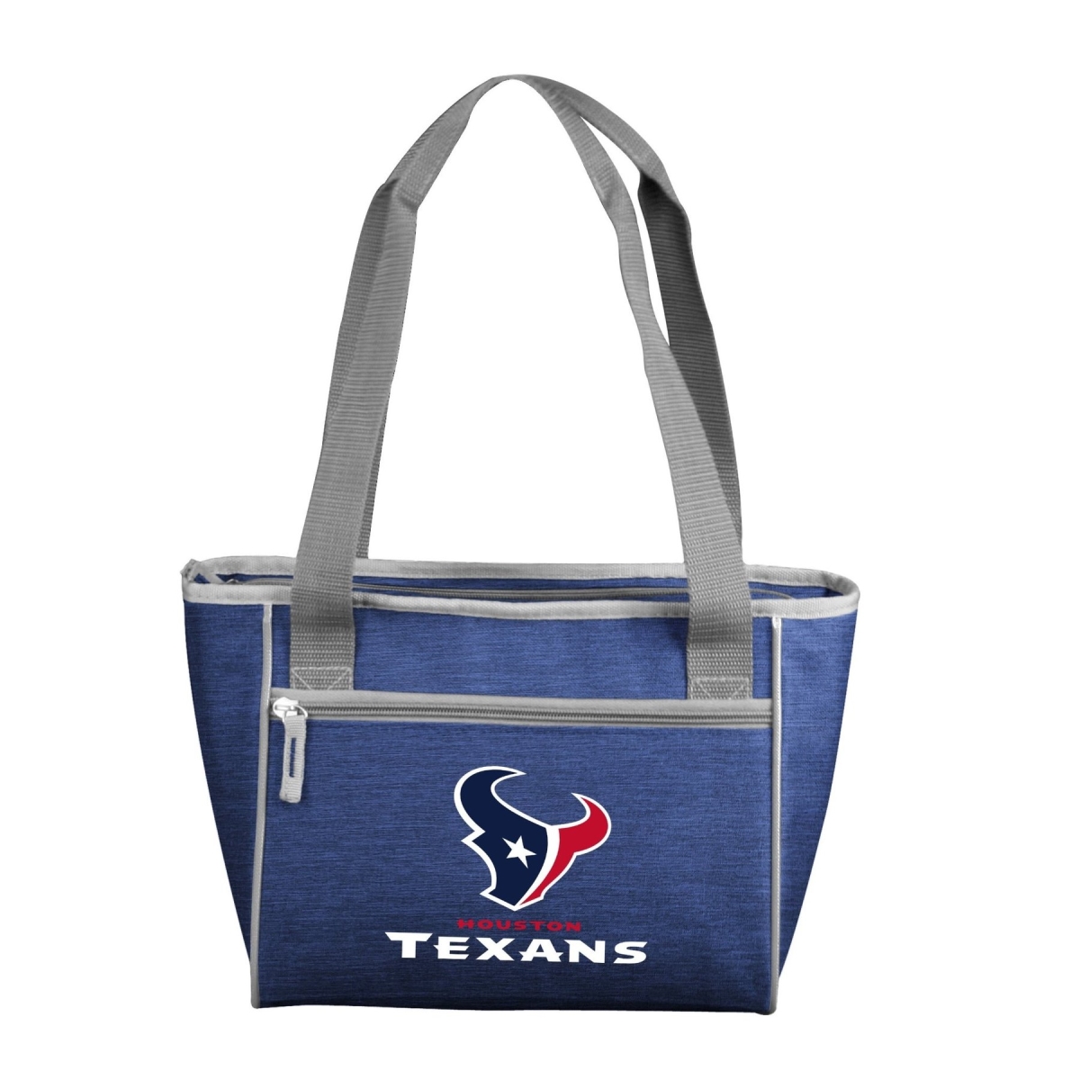 Picture of Logo Chair 613-83-CR1 NFL Houston Texans Crosshatch Cooler Tote Bag Holds for 16 Cans