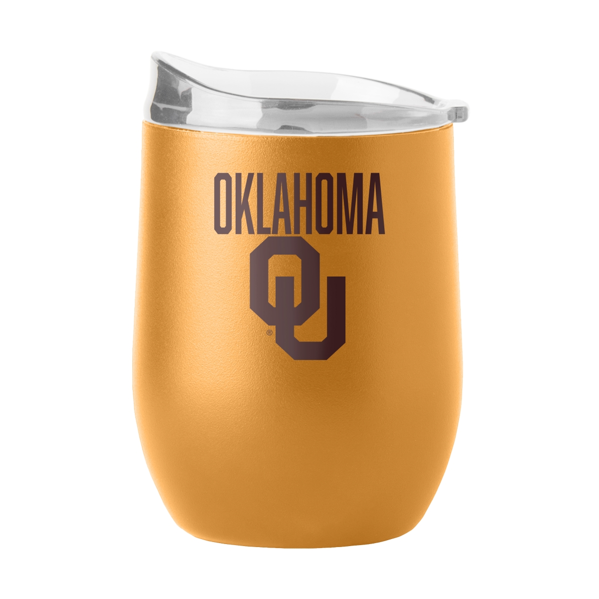192-S16PB-OAK-49 Oklahoma 16 oz Huddle Powder Coat Curved Beverage