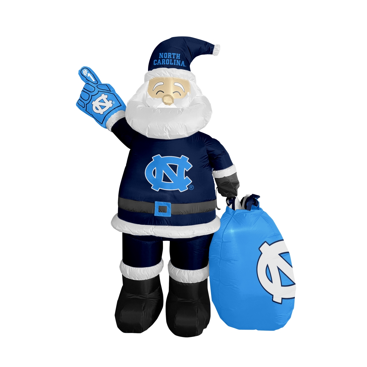 185-100-SC North Carolina Santa Claus Yard Inflatable