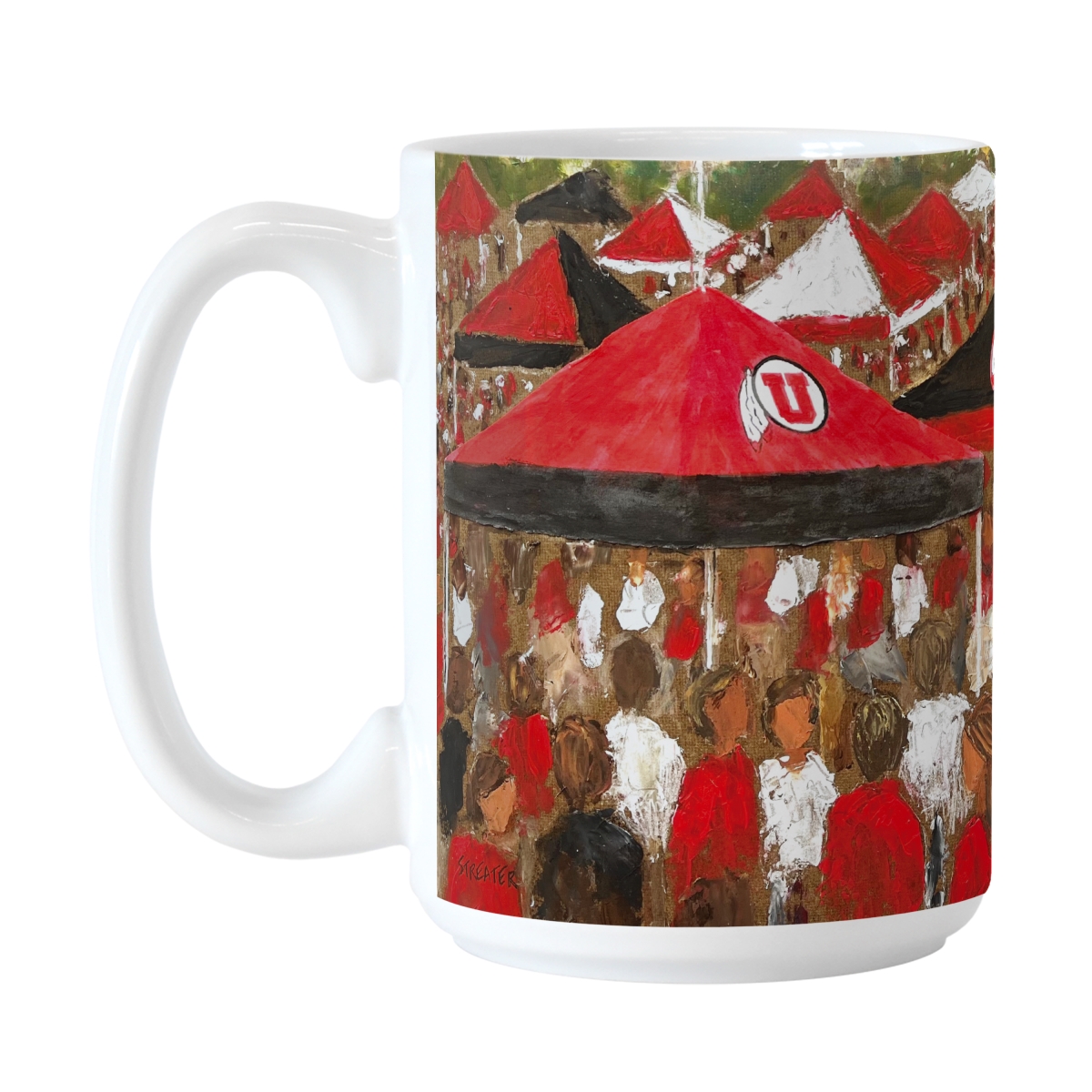 230-C15M-72 Utah Utes 15 oz Collector Sublimated Mug