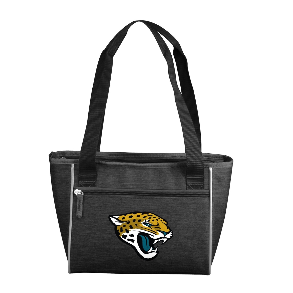 Picture of Logo Chair 615-83-CR1 NFL Jacksonville Jaguars Crosshatch Cooler Tote Bag Holds for 16 Cans