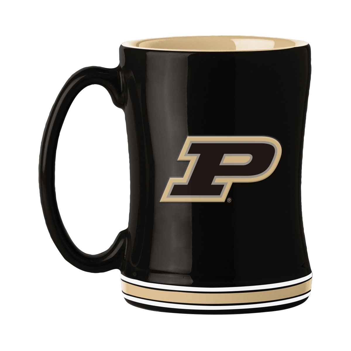 Picture of Logo Brands 201-C14RM Purdue 14 oz Relief Mug
