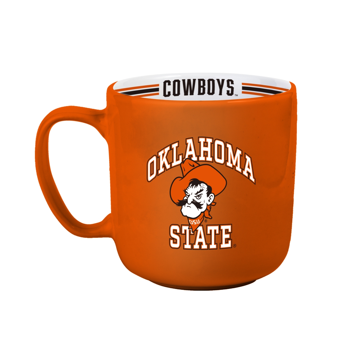 193-C15SM OK State 15 oz Stripe Mug