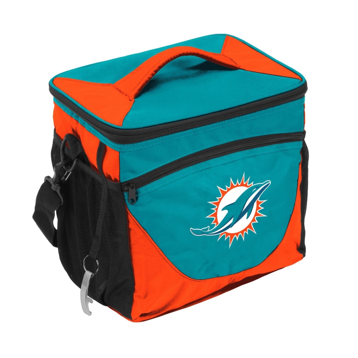 Picture of Logo Chair 617-63-1A NFL Miami Dolphins Cooler for Holds 24 Standard 12 oz Cans