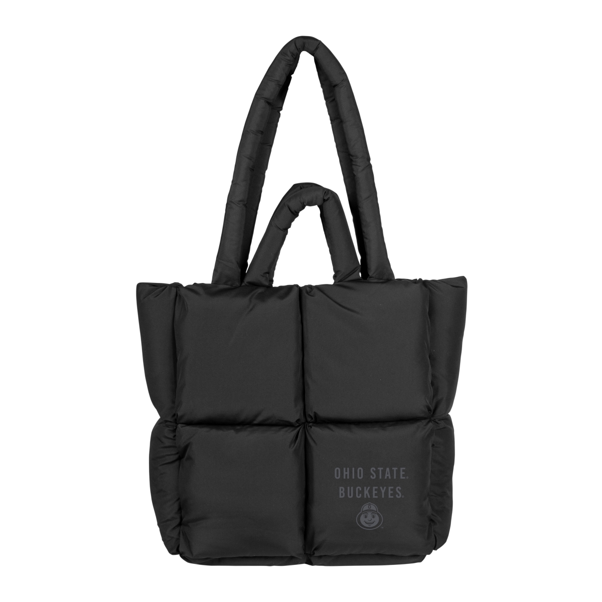 191-672-BLK Ohio State Black Puff Tote