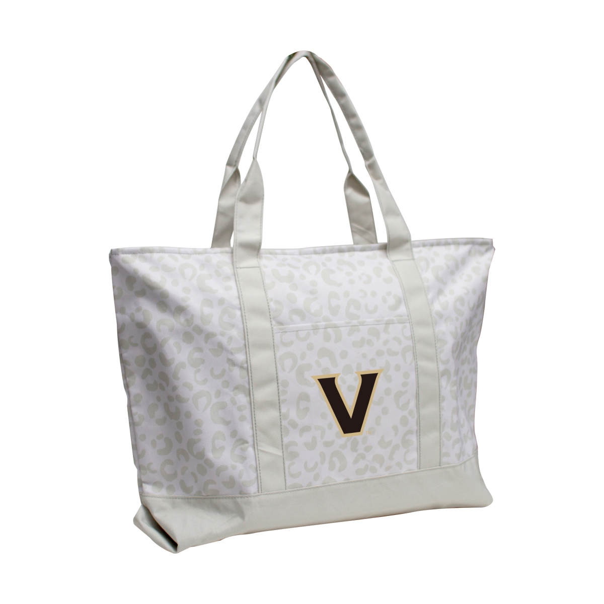 232-67P-L1 Vanderbilt University Leopard Pattern Tote Bag