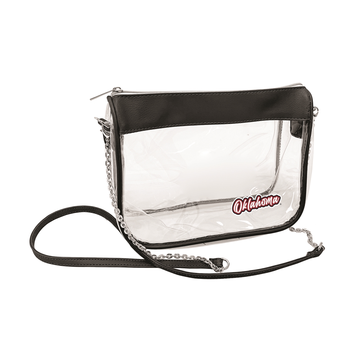 192-658-BLK Oklahoma Sooners Hype Clear Bag