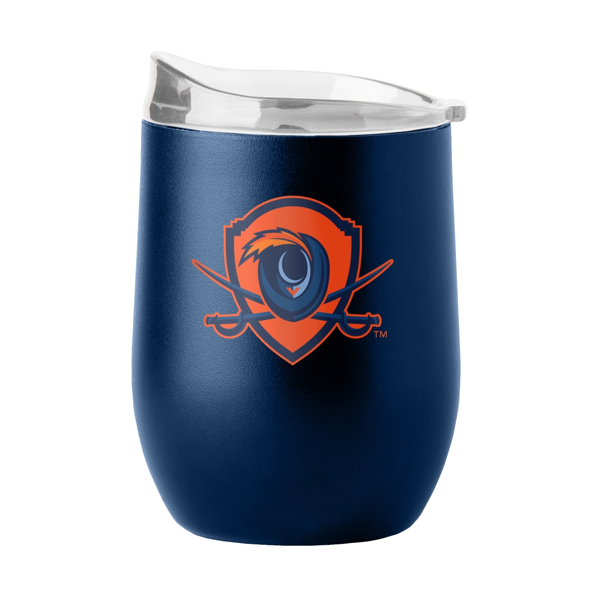 234-S16PB-34 Virginia 16 oz Flipside Powder Coat Curved Beverage -  Logo Brands
