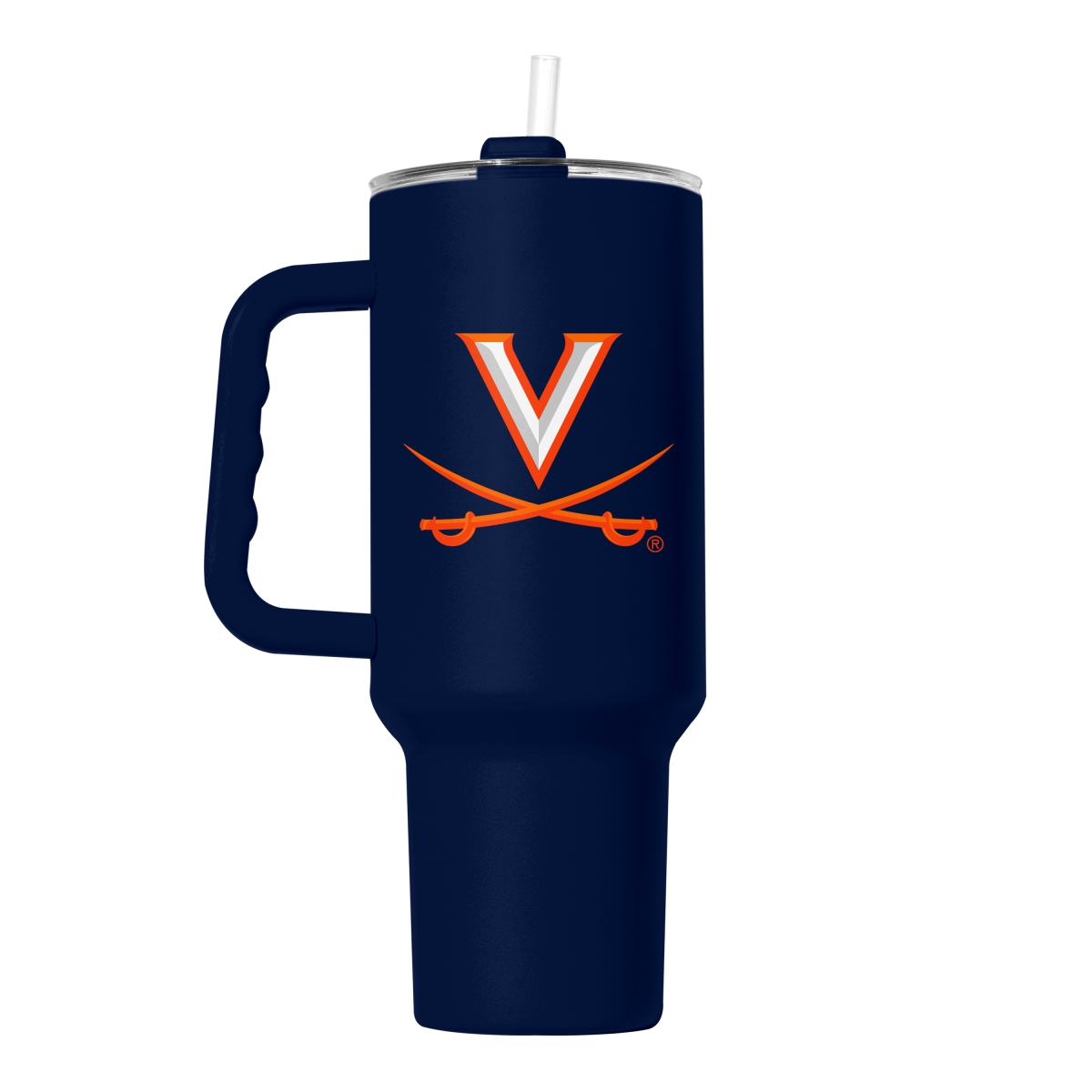 234-S40PTC-34 Virginia 40 oz Flipside Powder Coat Tumbler -  Logo Brands