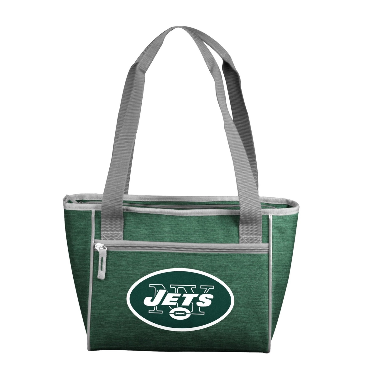Picture of Logo Chair 622-83-CR1 NFL New York Jets Crosshatch Cooler Tote Bag Holds for 16 Cans