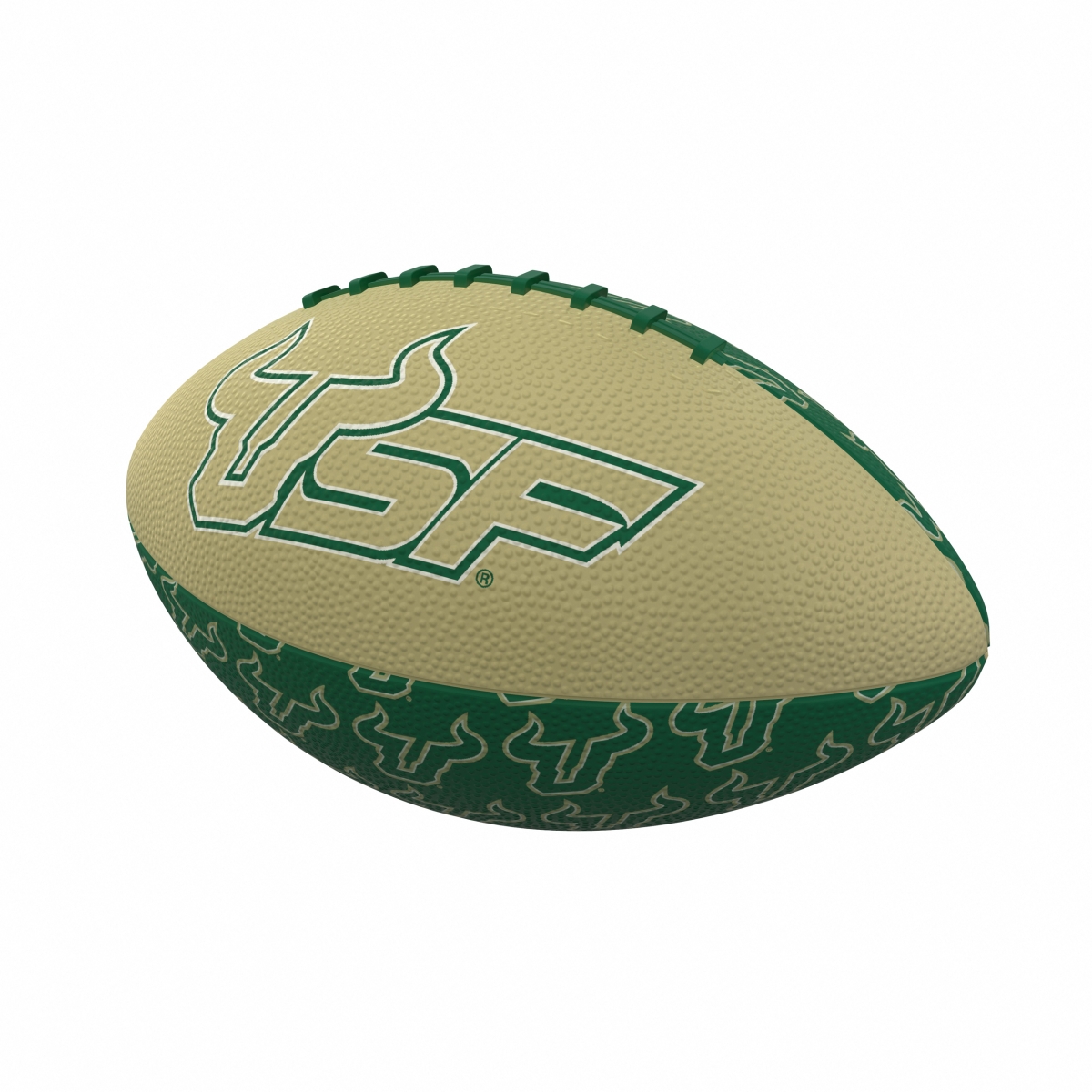 211-93MR-3 South Florida Repeating Mini-Size Rubber Football