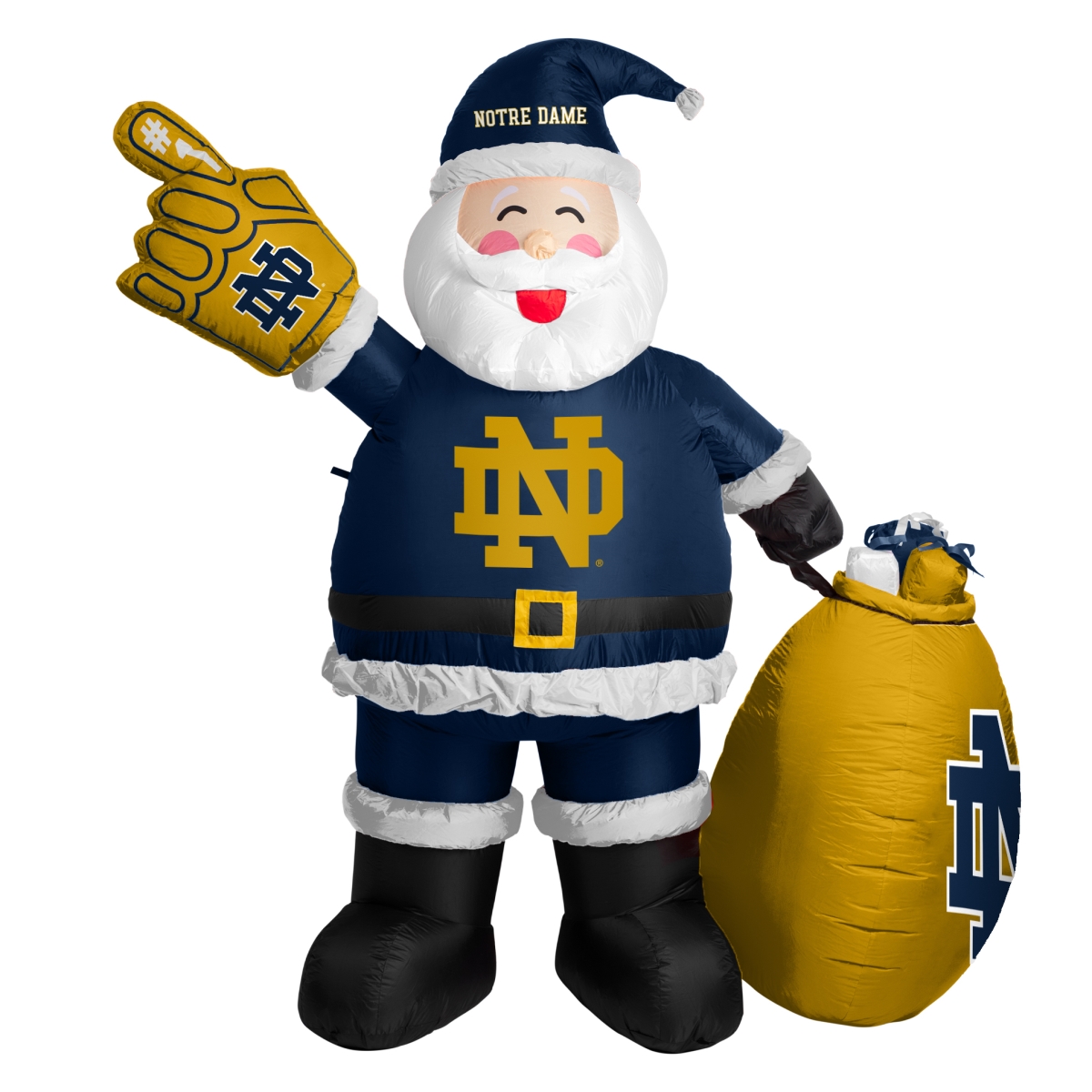 190-100-SC Inflatable Notre Dame Santa Claus Yard Decoration