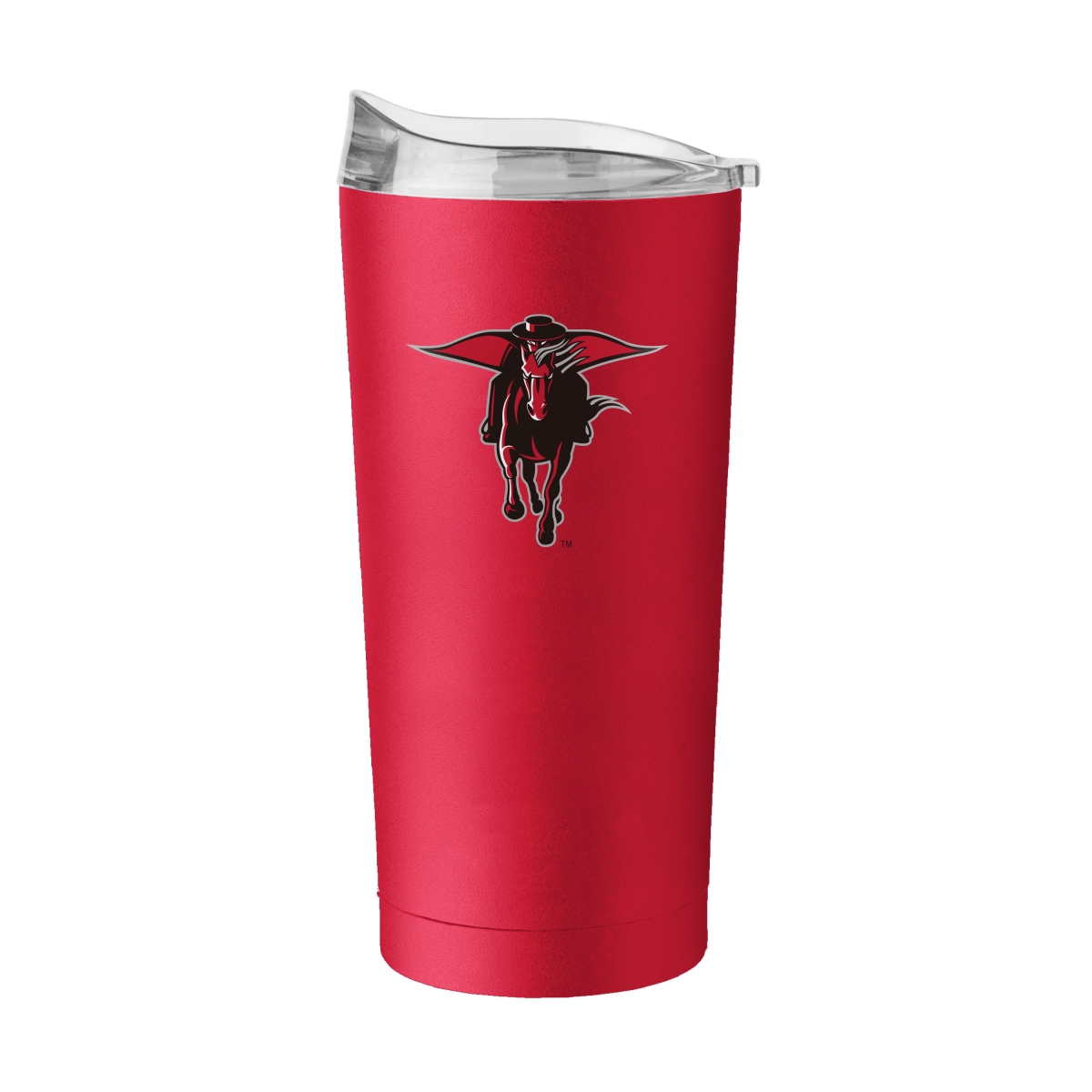 220-S20PT-1B Texas Tech 20 oz Flipside Alt Logo Powder Coat Tumbler