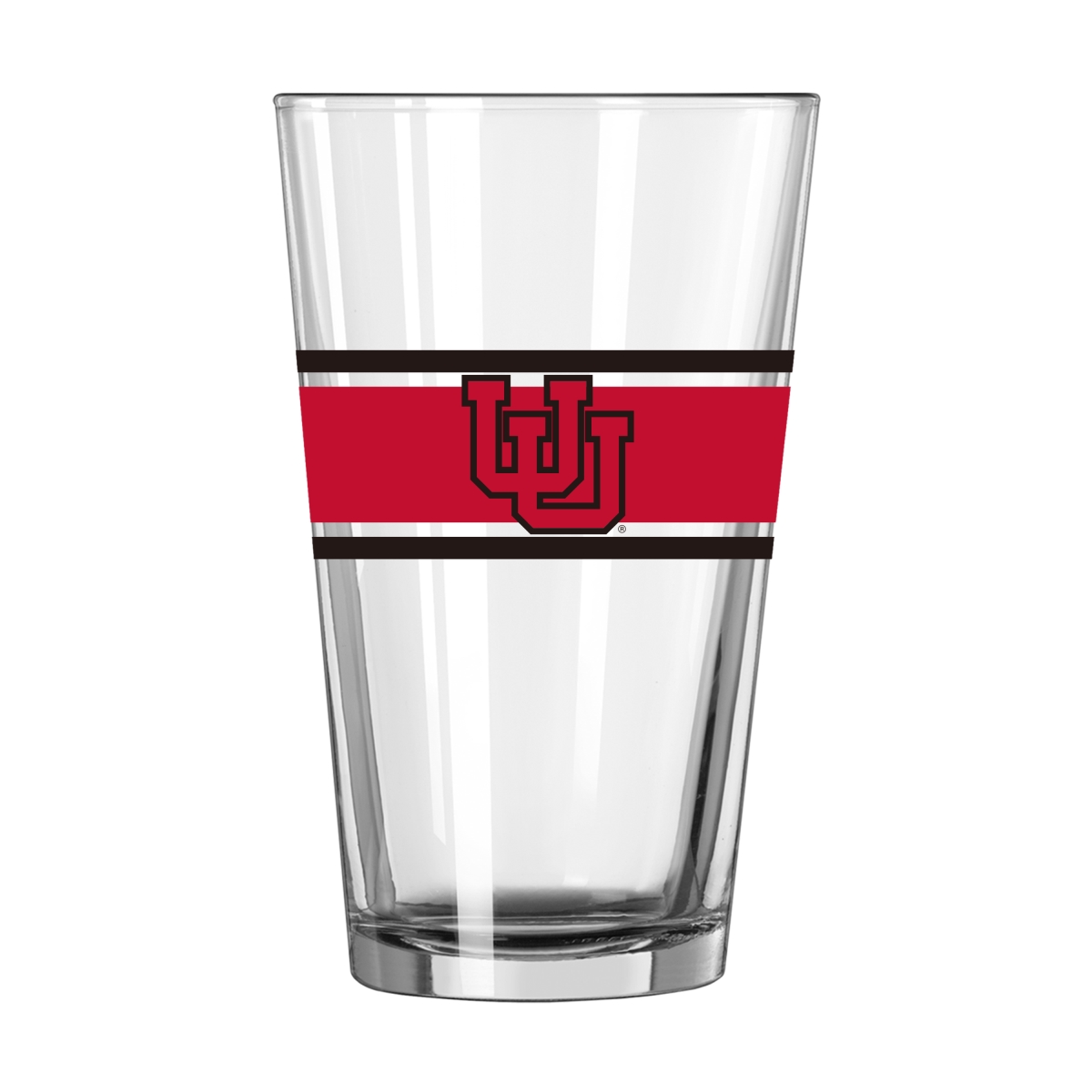 230-G16P-16 Utah 16 oz Stripe Pint Glass