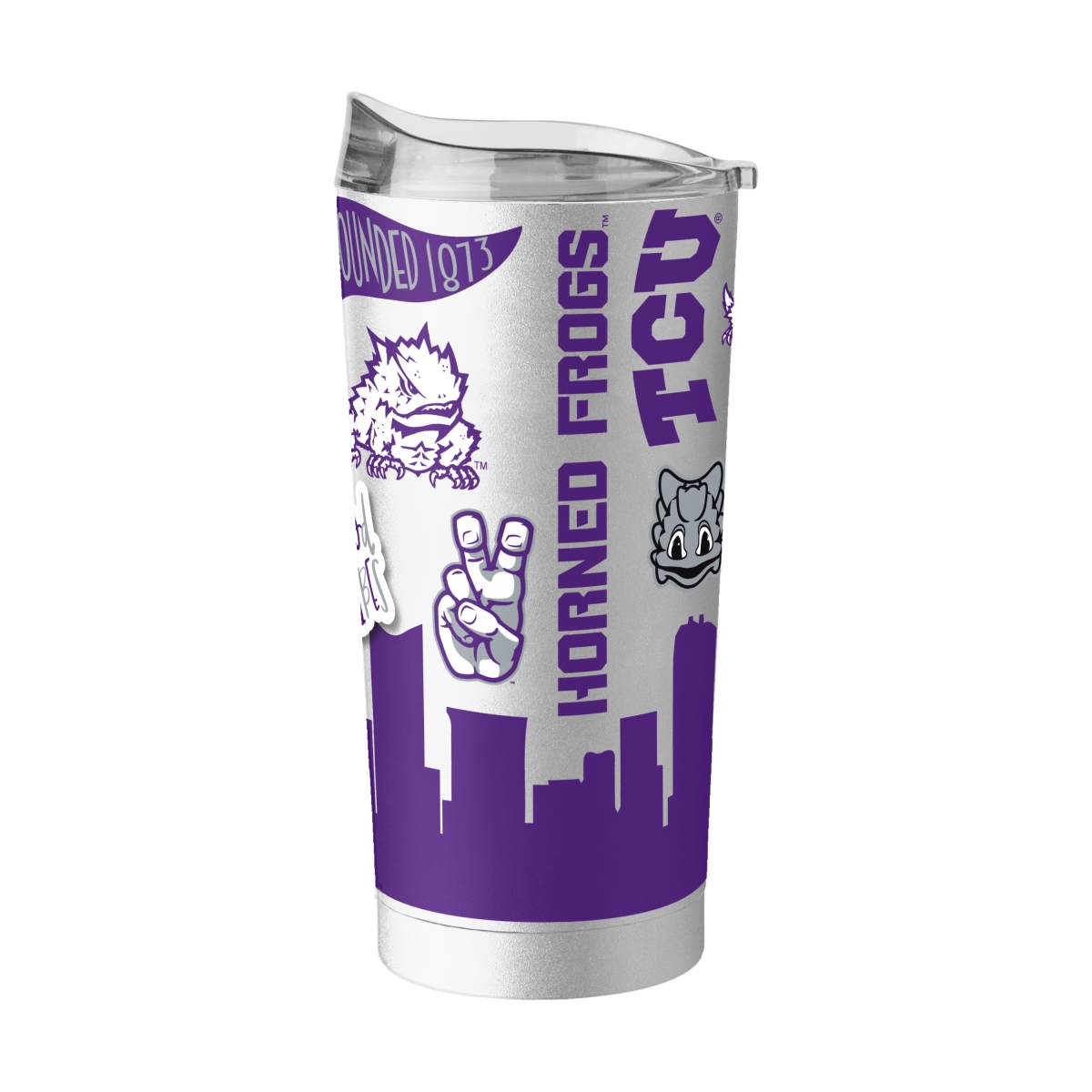 215-S20PT-63 TCU 20 oz Native Powder Coat Tumbler