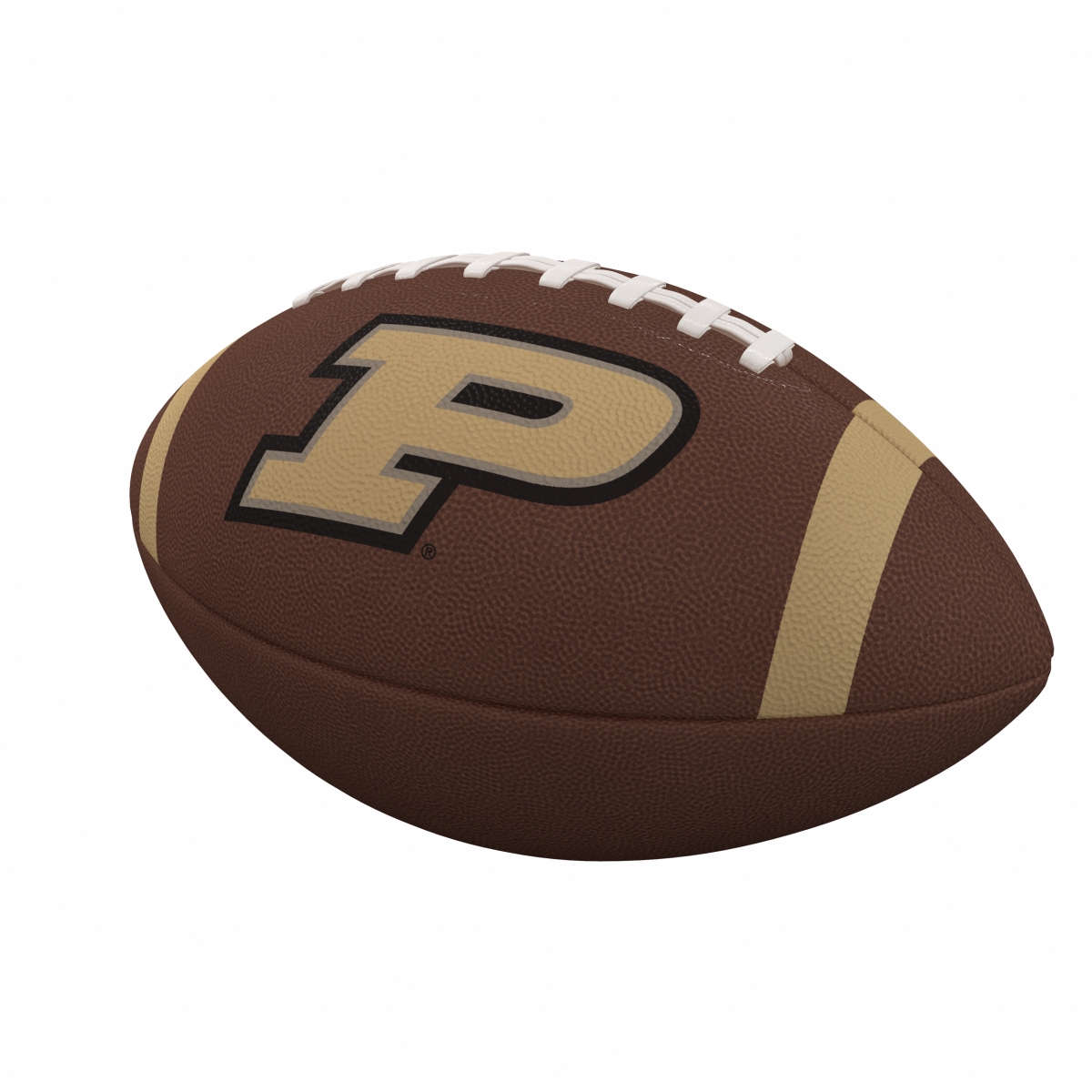 201-93FC-1 Purdue Team Stripe Official-Size Composite Football