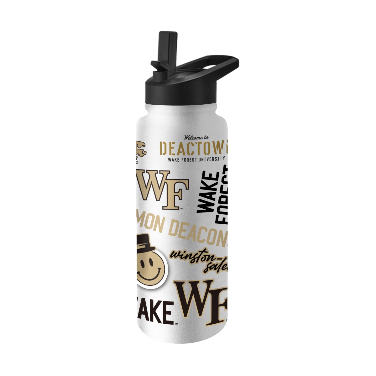236-S34QB-63 Wake Forest 34 oz Native Quencher Bottle