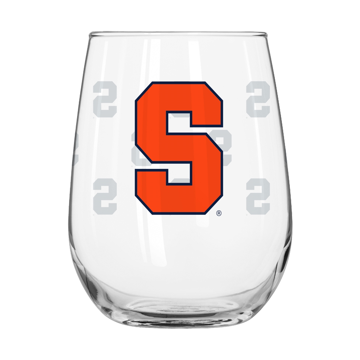 214-G16CB-10 Syracuse 16 oz Satin Etched Glass Curved Beverage