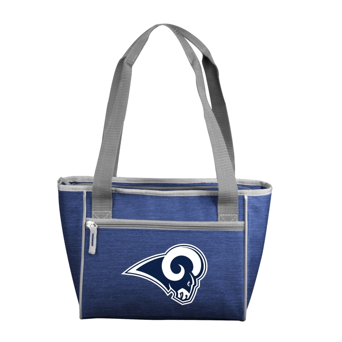 Picture of Logo Chair 629-83-CR1-1 NFL Los Angeles Rams Royal Crosshatch Cooler Tote Bag Holds for 16 Cans