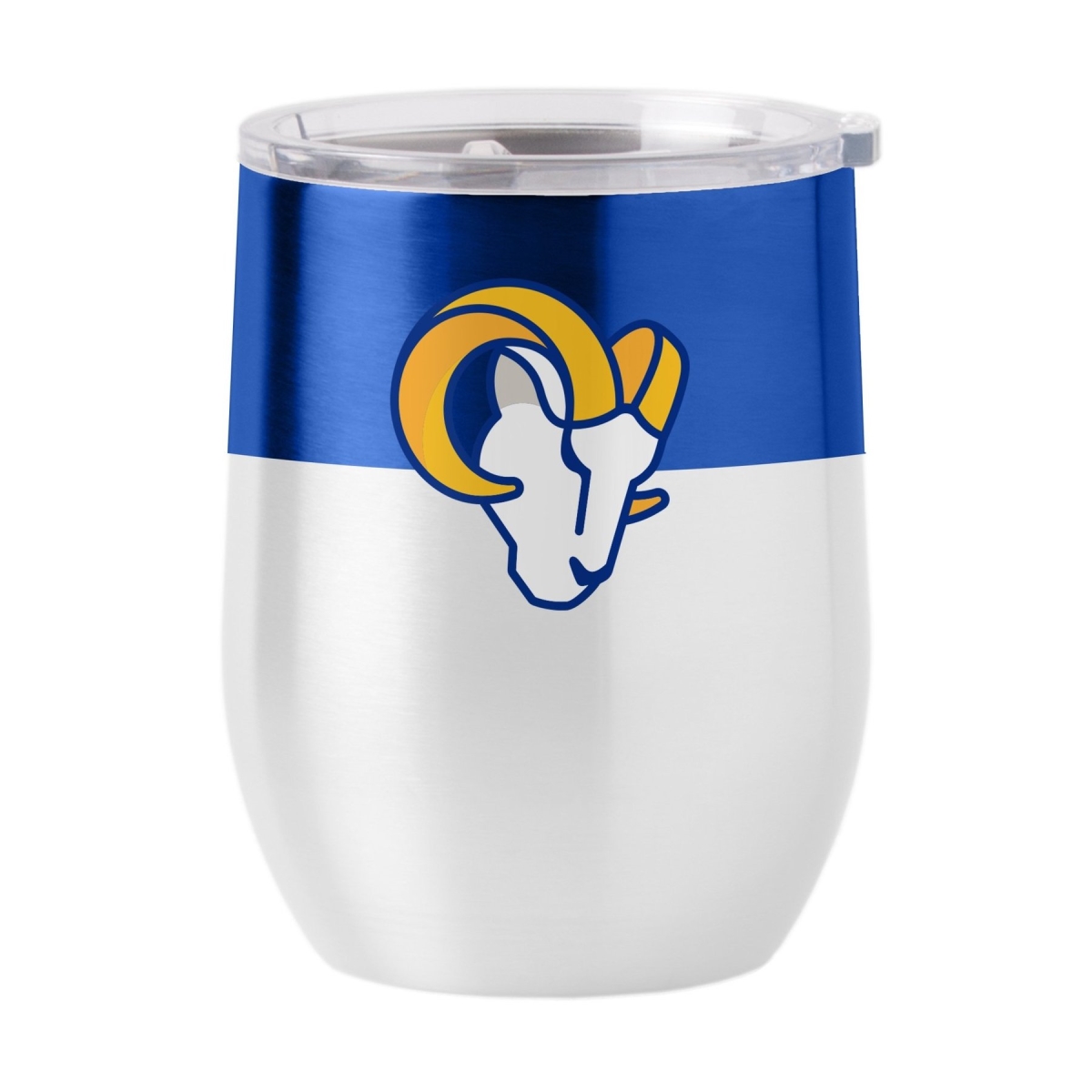 629-S16CB-11 16 oz NFL Los Angeles Rams Colorblock Stainless Curved Beverage Can -  Logo Chair