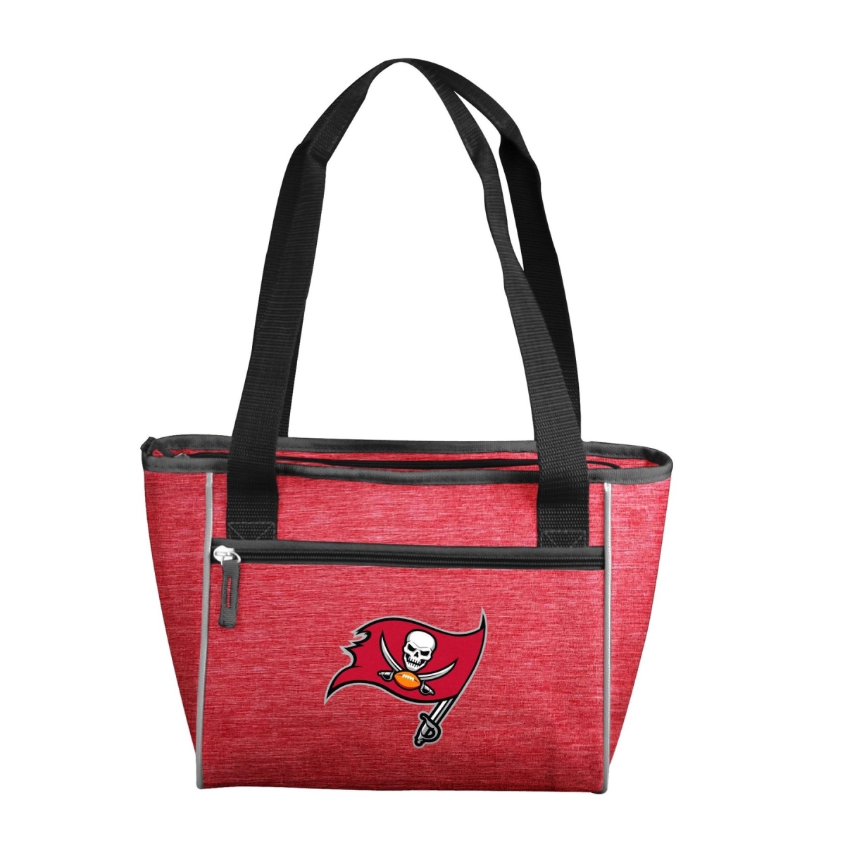 Picture of Logo Chair 630-83-CR1 NFL Tampa Bay Buccaneers Crosshatch Cooler Tote Bag Holds for 16 Cans