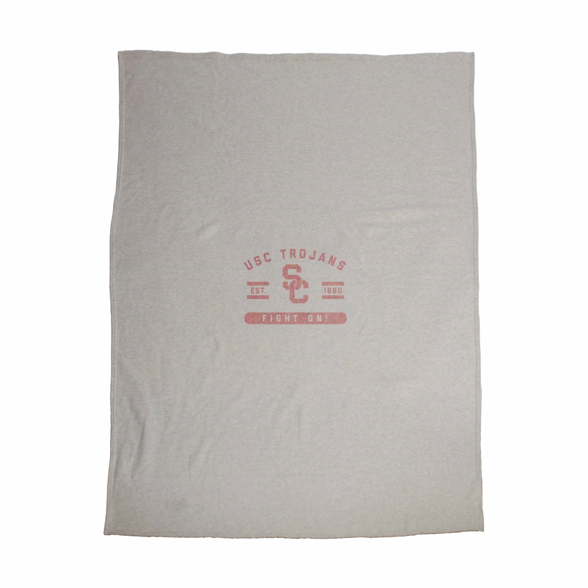 Picture of Logo Brands 205-74DS USC Sublimated Sweatshirt Blanket