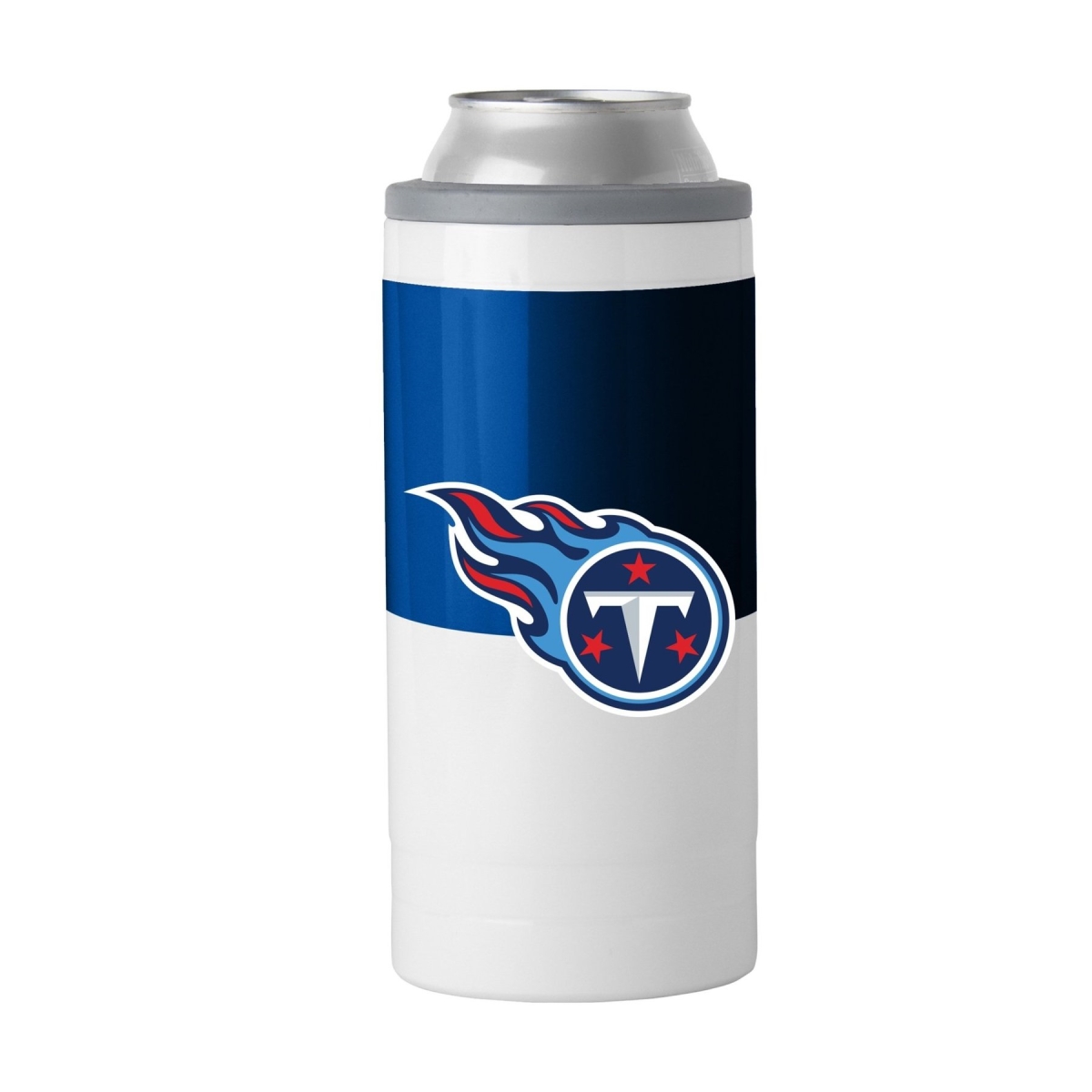 Picture of Logo Chair 631-S12C-11 12 oz NFL Tennessee Titans Colorblock Slim Can Coolie
