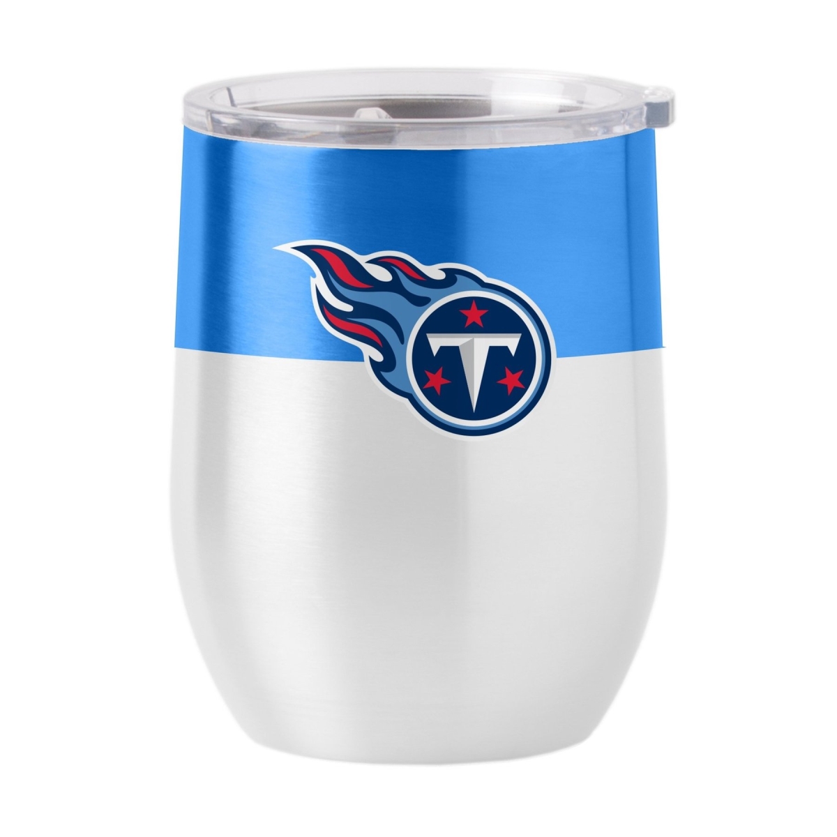 631-S16CB-11 16 oz NFL Tennessee Titans Colorblock Stainless Curved Beverage Can -  Logo Chair