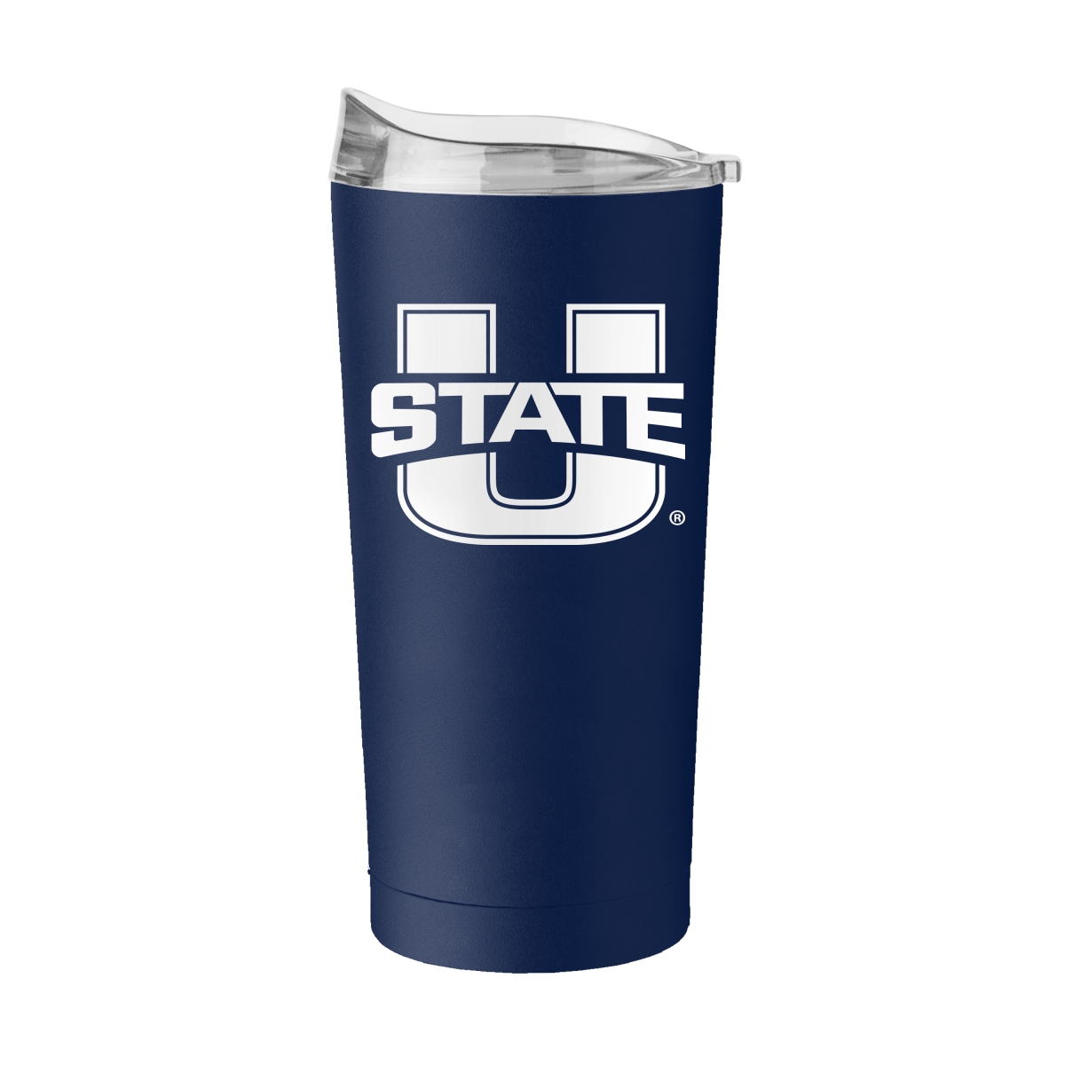 272-S20PT-34 Utah State 20 oz Flipside Powder Coat Tumbler
