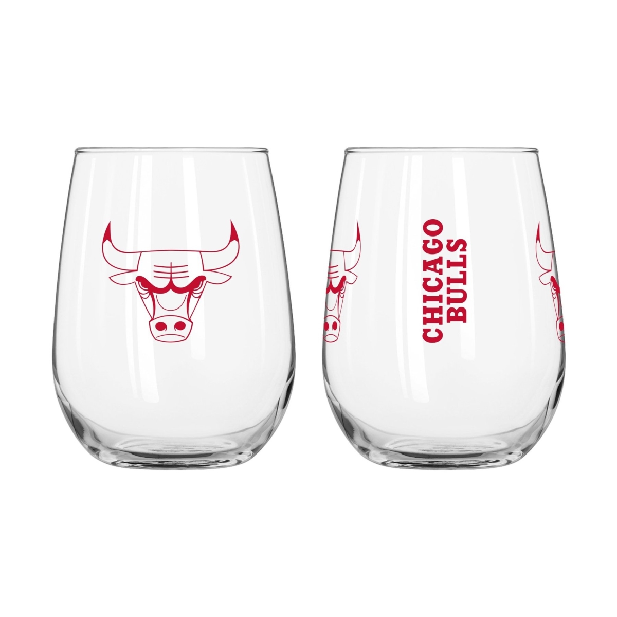 16 oz NBA Chicago Bulls Gameday Curved Beverage Glass