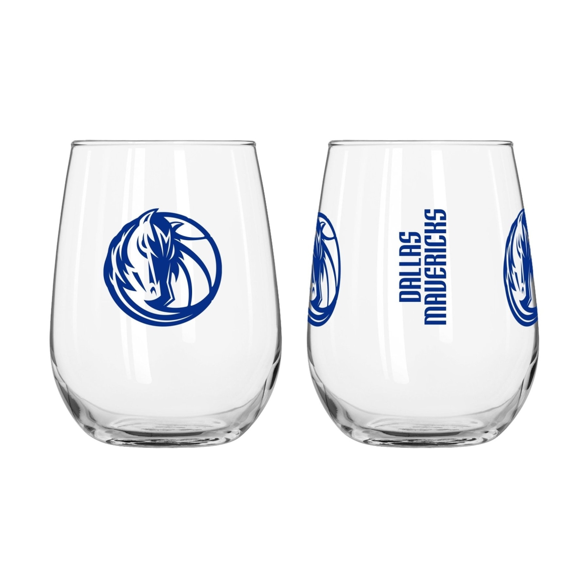 16 oz NBA Dallas Mavericks Gameday Curved Beverage Glass