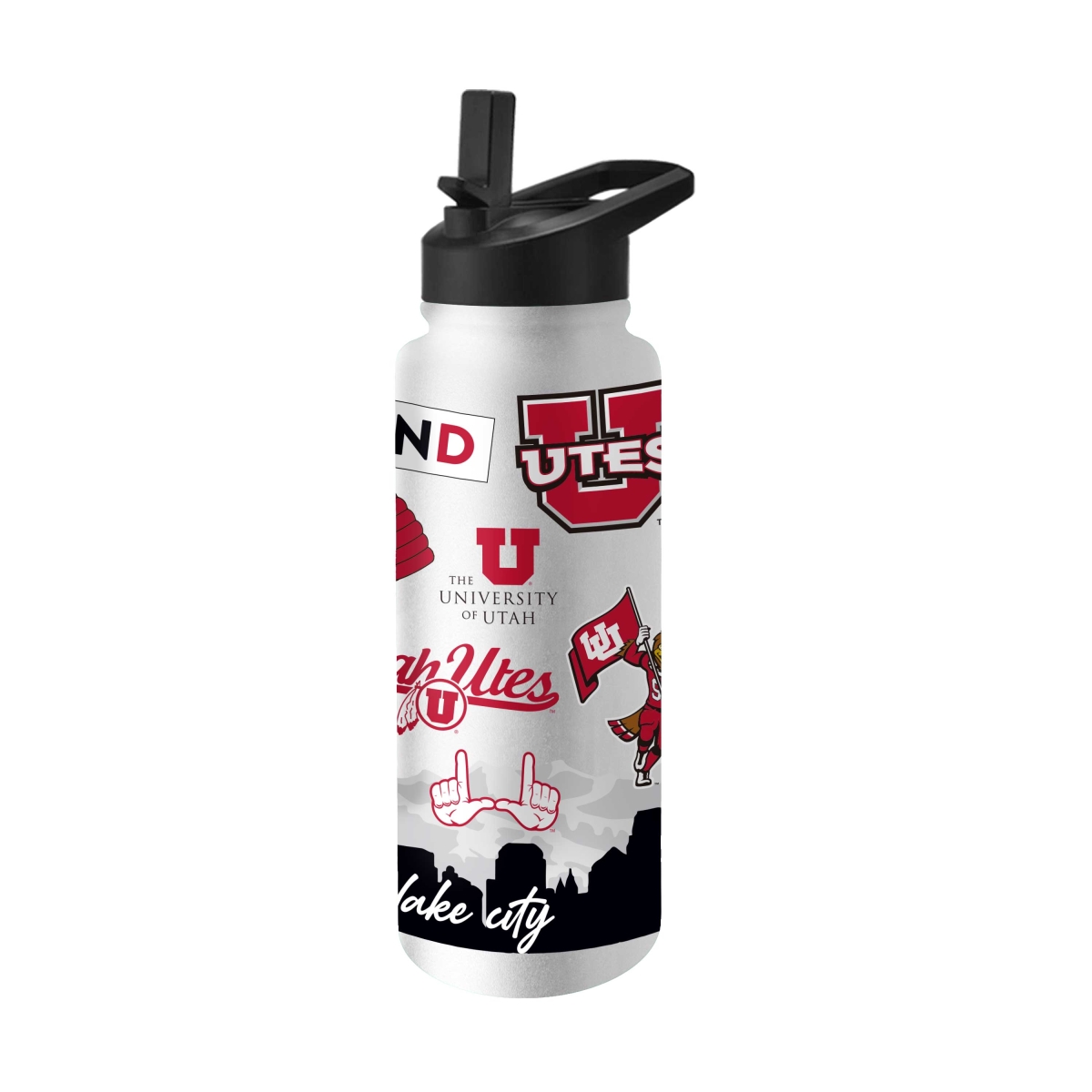 230-S34QB-63 Utah 34 oz Native Quencher Bottle