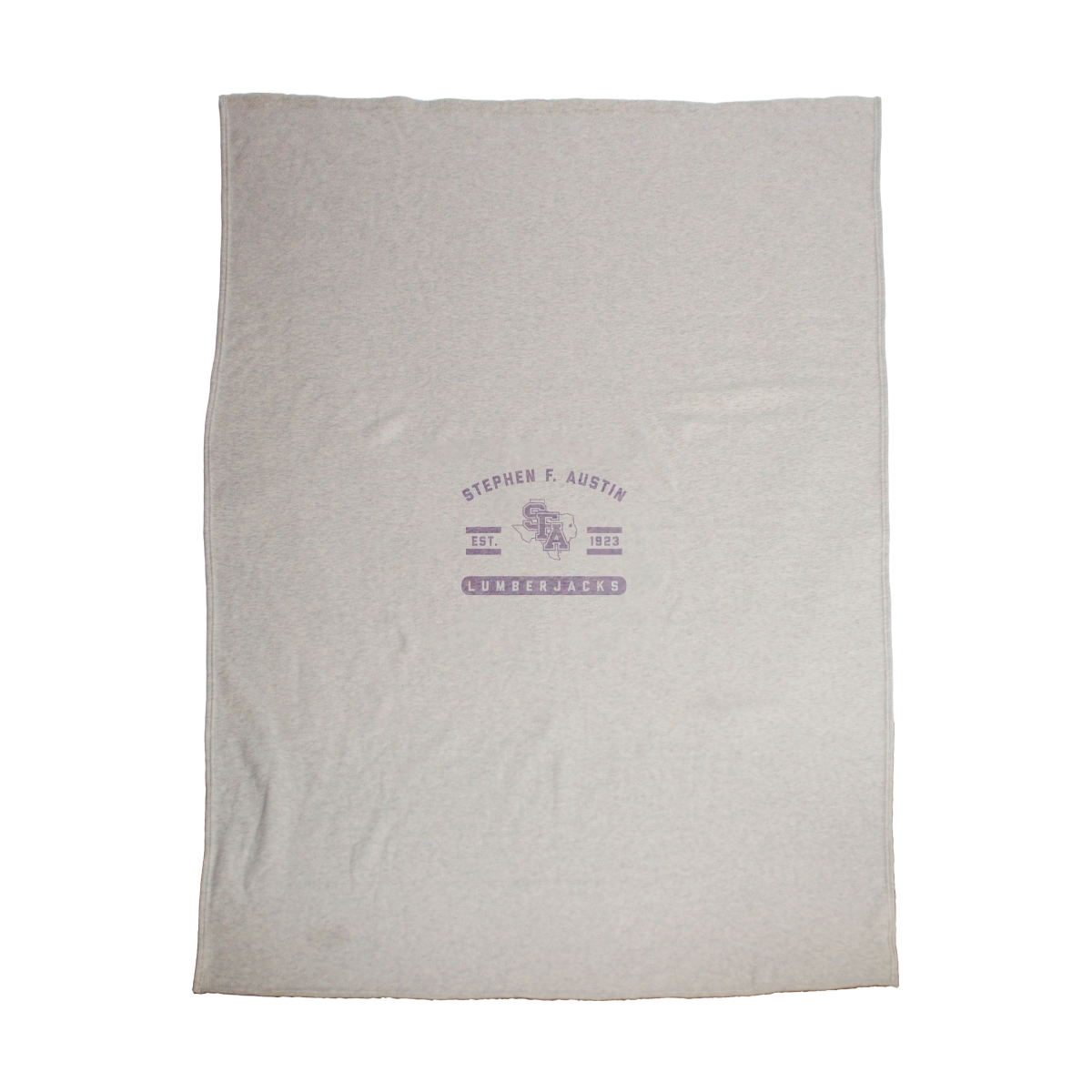 Picture of Logo Brands 255-74DS Stephen F Austin Sublimated Sweatshirt Blanket