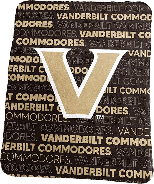 232-23C NCAA Vanderbilt Commodores Classic Throw