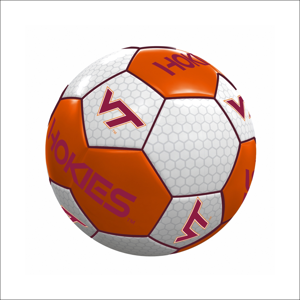 235-94S1-1 NCAA Virginia Tech Hokies Size 1 Soccer Ball