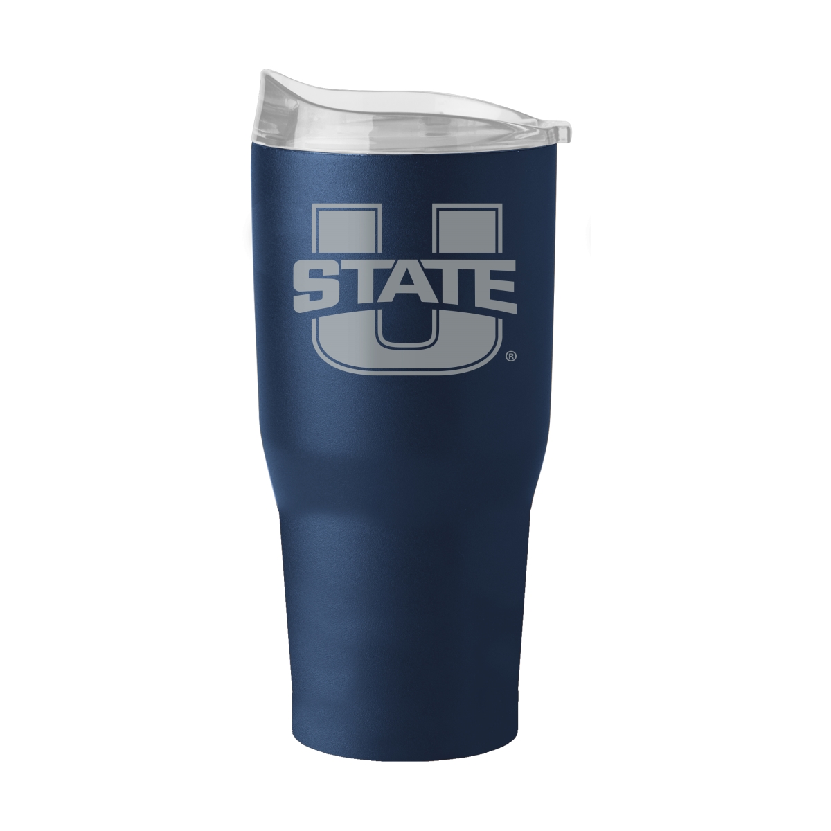 272-S30PT-34 Utah State 30 oz Flipside Powder Coat Tumbler