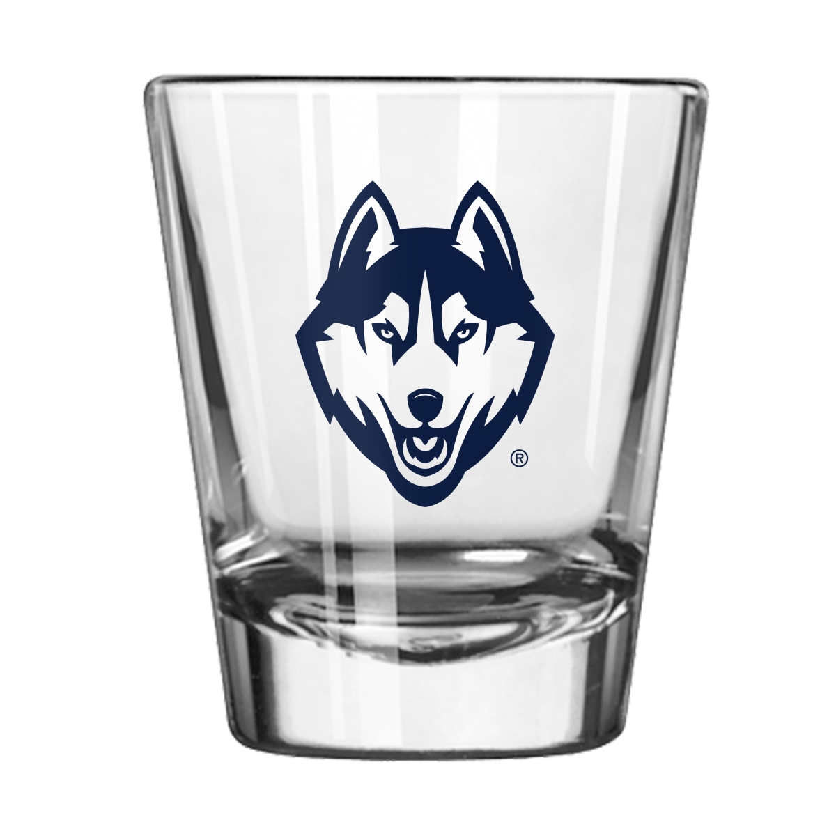 Picture of Logo Brands 226-G2S-1 UConn 2 oz Gameday Shot Glass