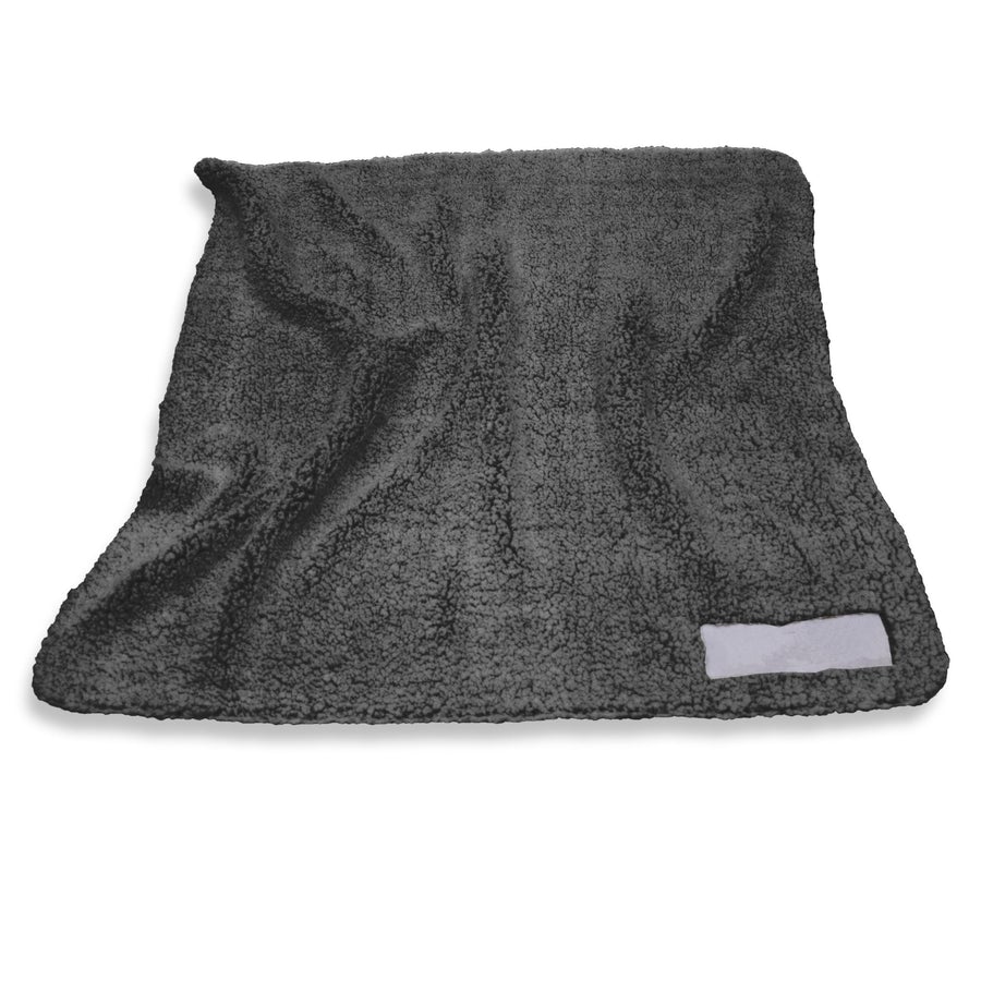 50 x 60 in. Plain Black Color Frosty Fleece