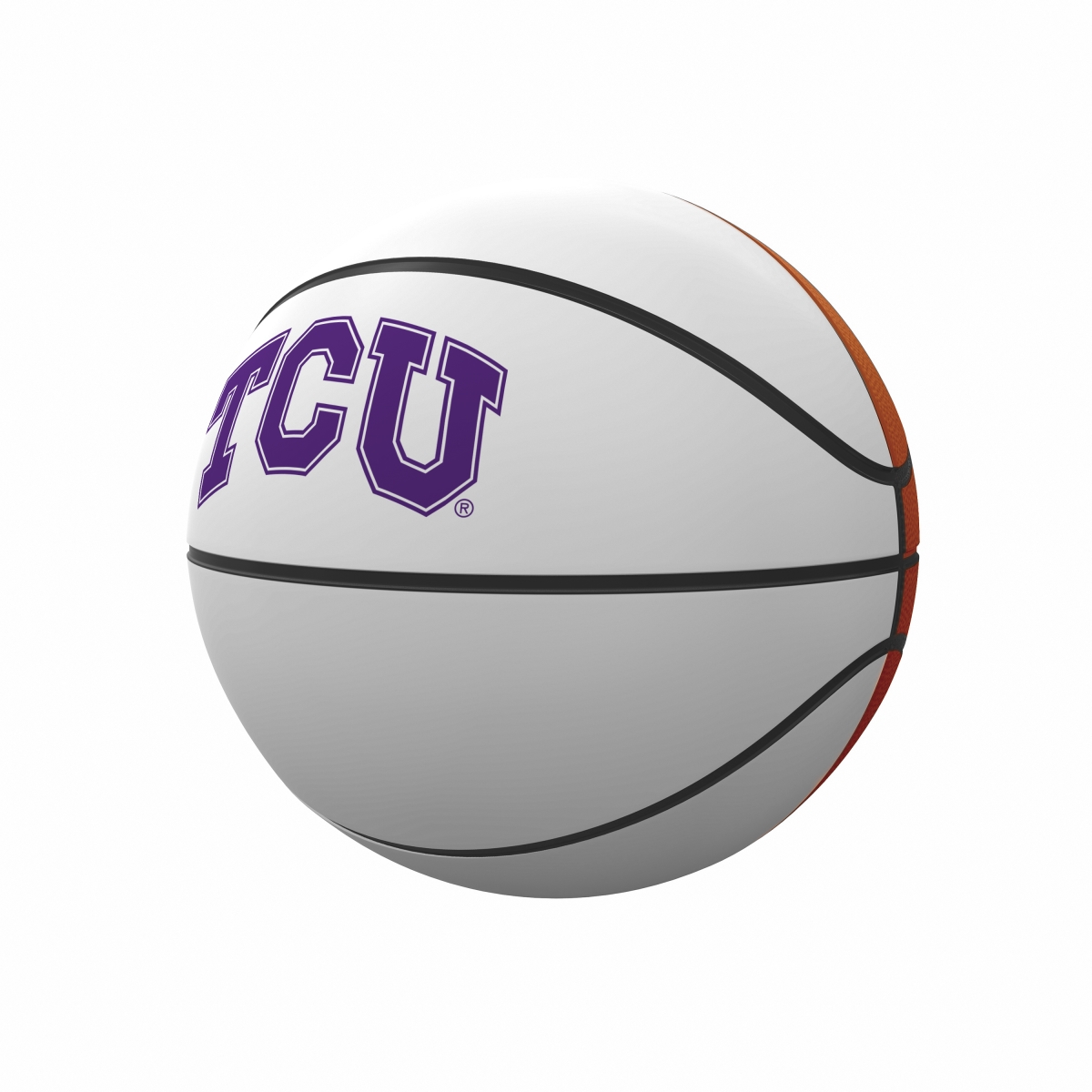215-91MA-1 NCAA TCU Horned Frogs Mini Size Autograph Basketball