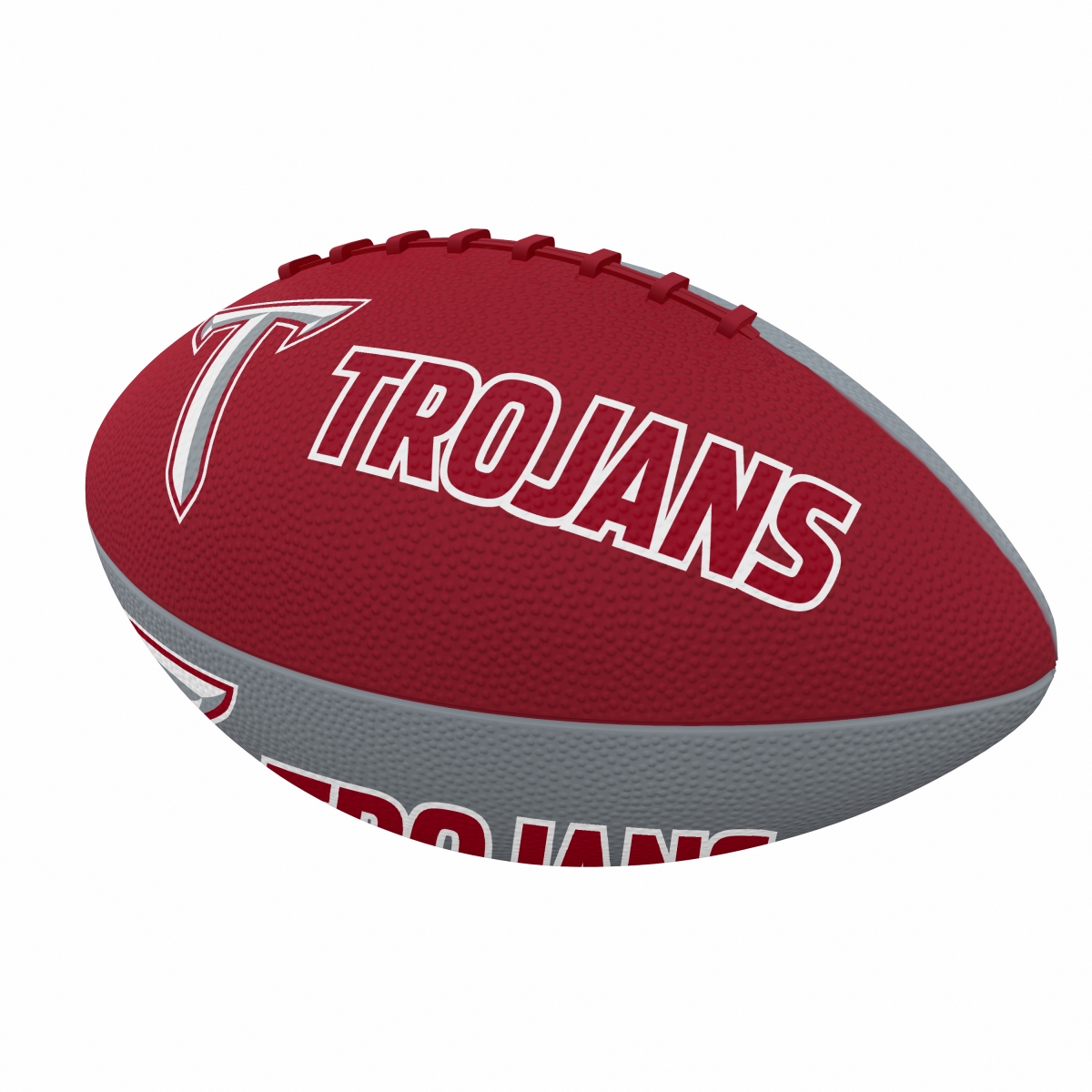 259-93JR-1 Troy Combo Logo Junior-Size Rubber Football